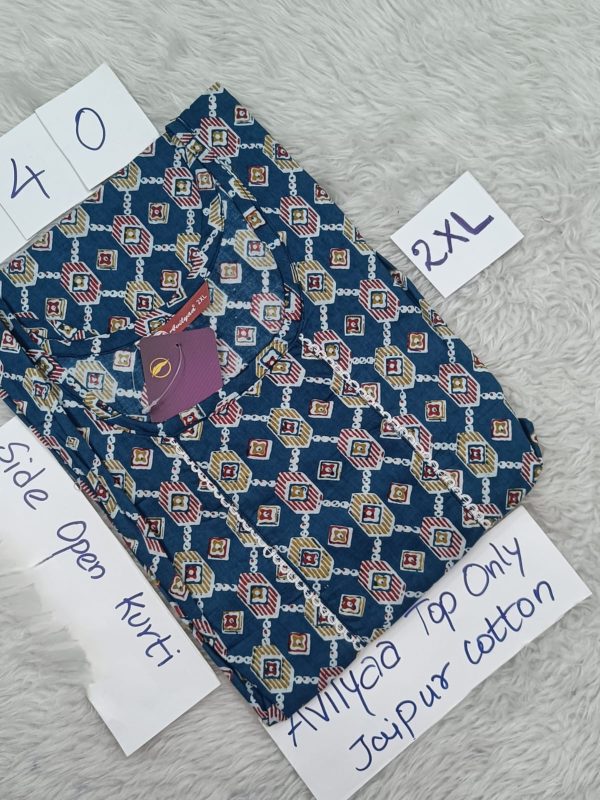 JCLT640- Jaipur Cotton Top Only without Lining