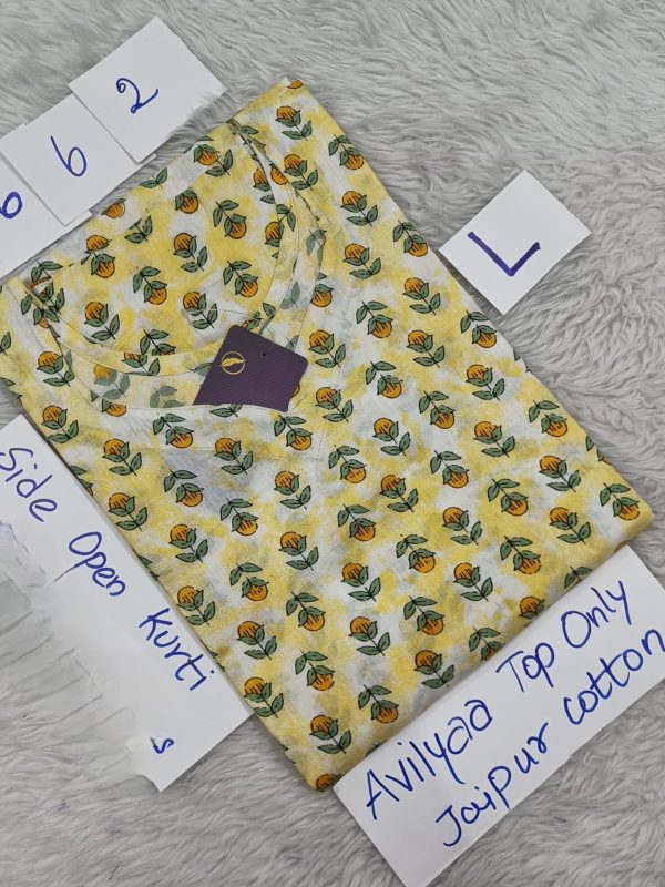 JCLT662- Jaipur Cotton Top Only without Lining