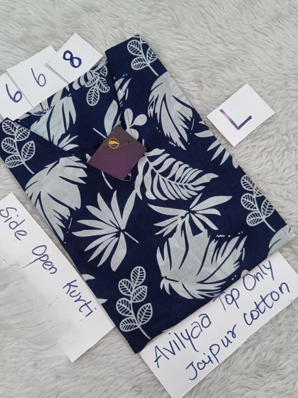 JCLT668- Jaipur Cotton Top Only without Lining