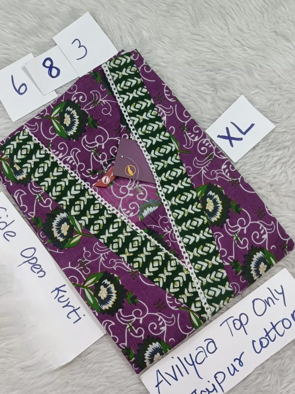 JCLT683- Jaipur Cotton Top Only without Lining