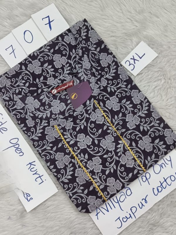 JCLT707- Jaipur Cotton Top Only without Lining