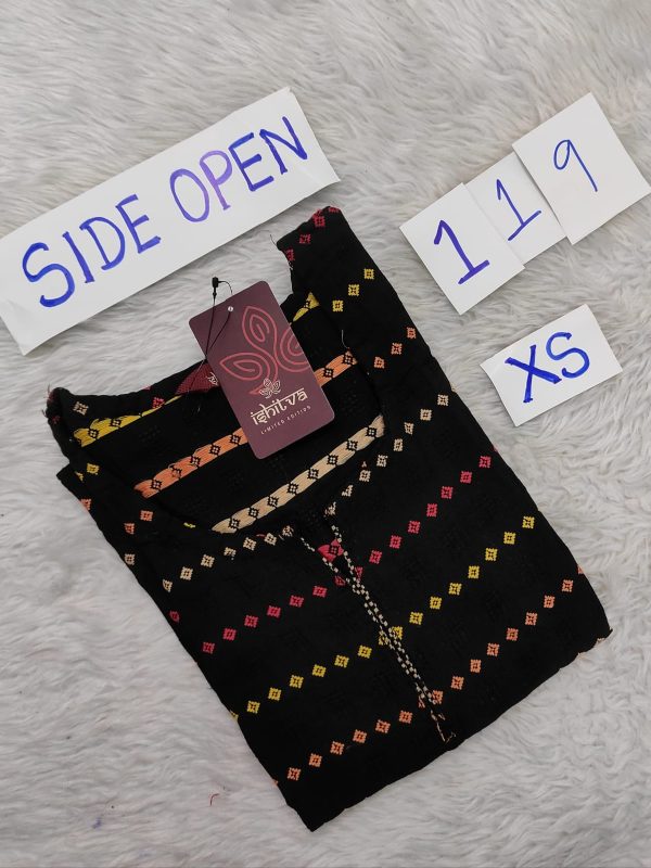 OZ119- XS ,M Size - Side Open Kurti - Clearance