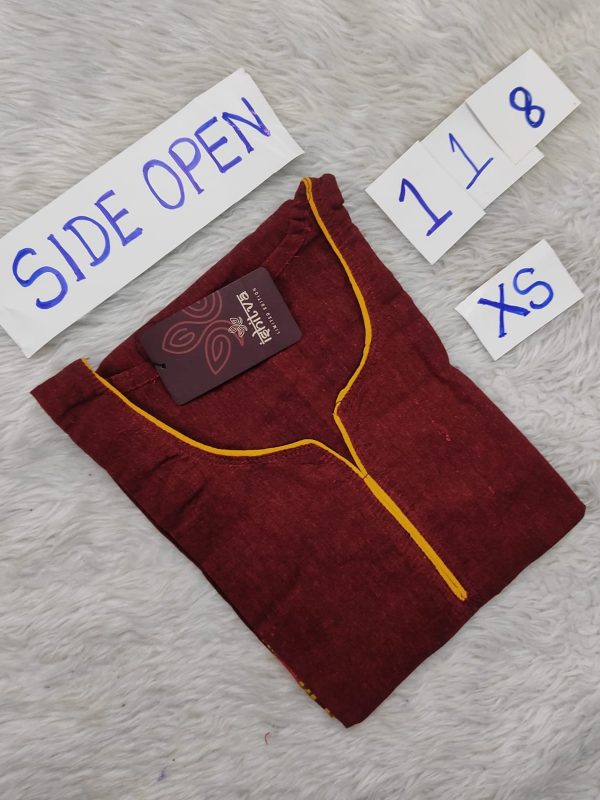 OZ118- XS Size - Side Open Kurti - Clearance
