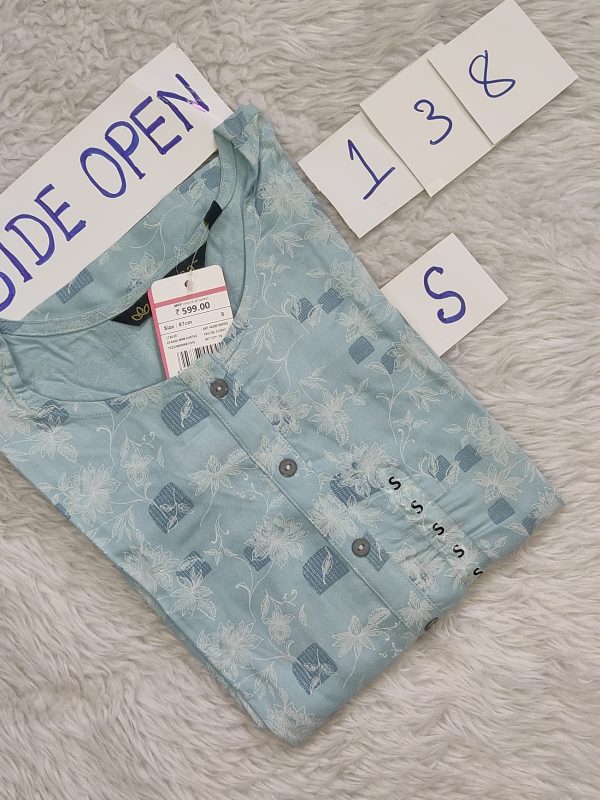 OZ138- S Size - Side Open Kurti - Clearance