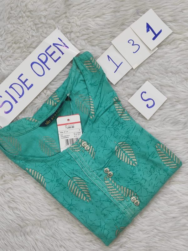 OZ131- S Size - Side Open Kurti - Clearance