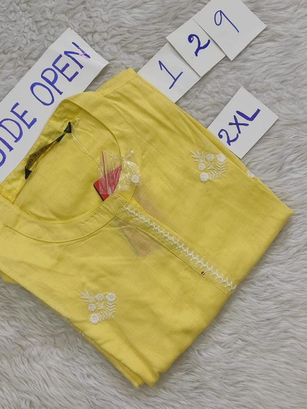 OZ129- 2XL Size - Side Open Kurti - Clearance