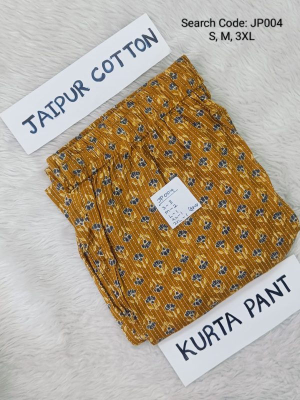 JP004 - Jaipur Pant - Kurta Pant - Straight Pant