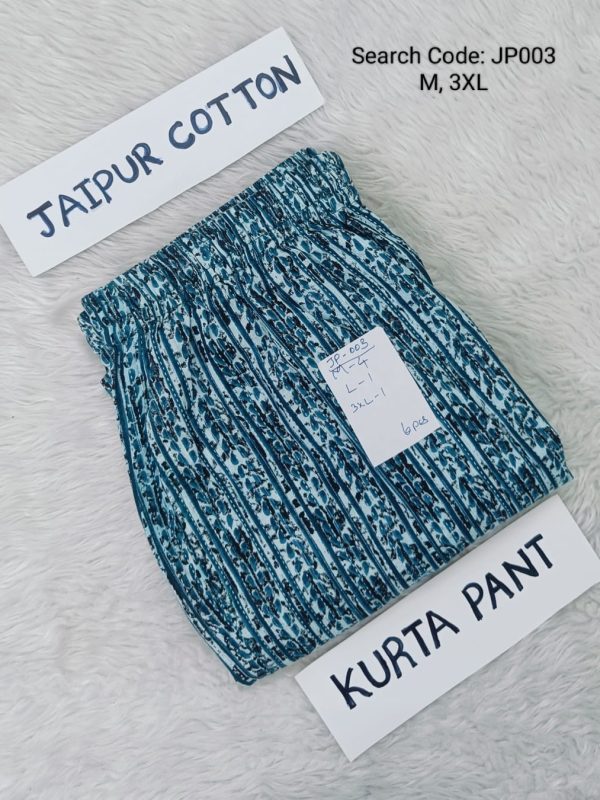 JP003 - Jaipur Pant - Kurta Pant - Straight Pant
