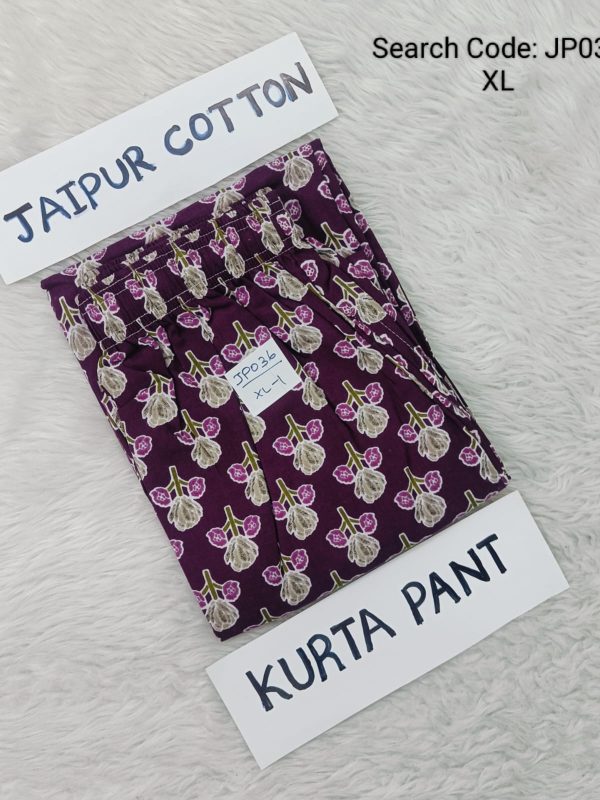 JP036- Jaipur Pant - Kurta Pant - Straight Pant