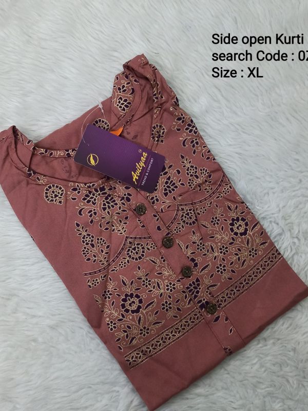 OZ171 - XL Size - Side Open Kurti - Clearance