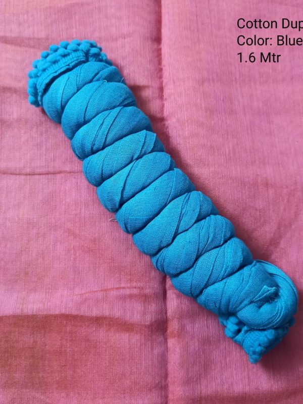 OZD003 - Cotton Dupatta - Blue