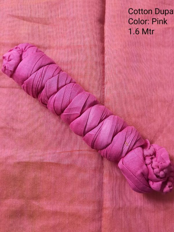 OZD012 - Cotton Dupatta - Pink