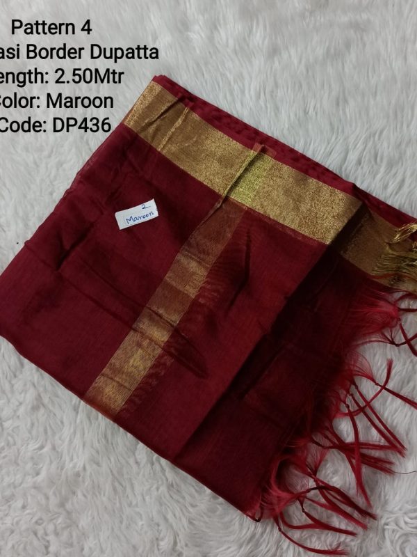 DP436 - Banarasi Border Dupatta