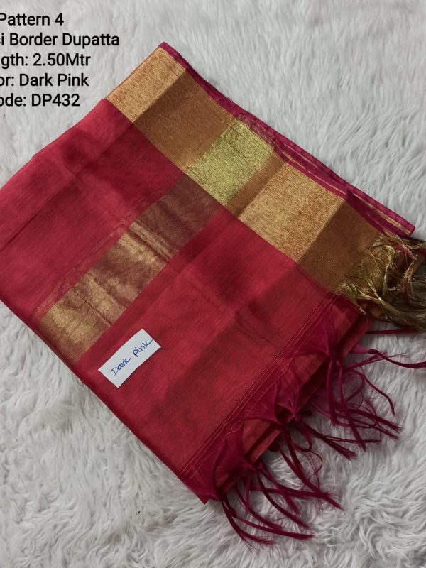 DP432 - Banarasi Border Dupatta