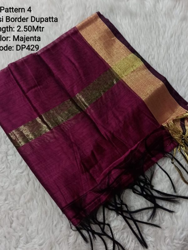 DP429 - Banarasi Border Dupatta