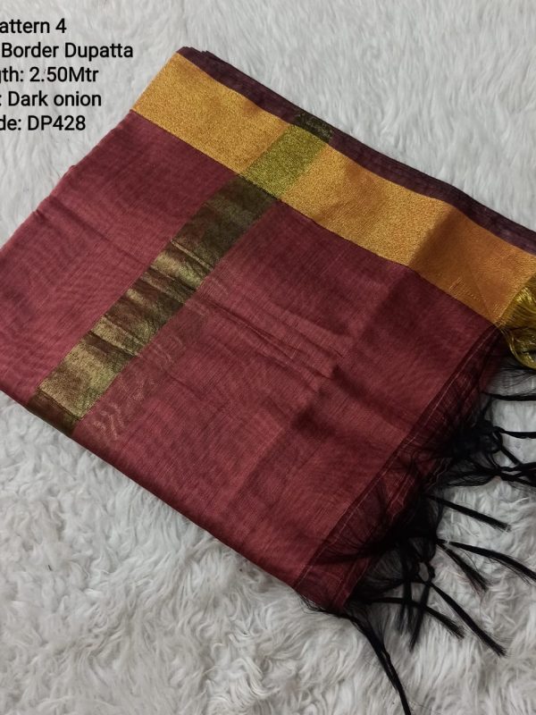DP428 - Banarasi Border Dupatta