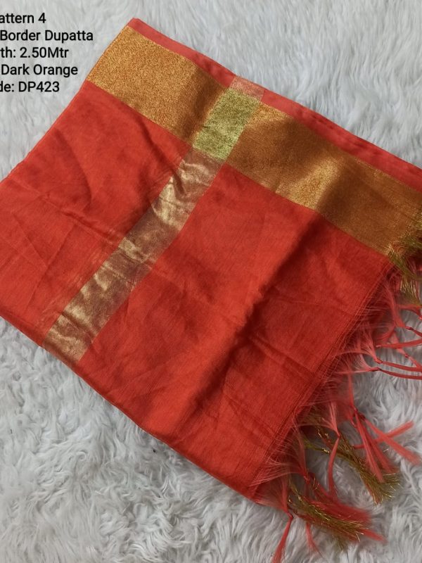 DP423 - Banarasi Border Dupatta