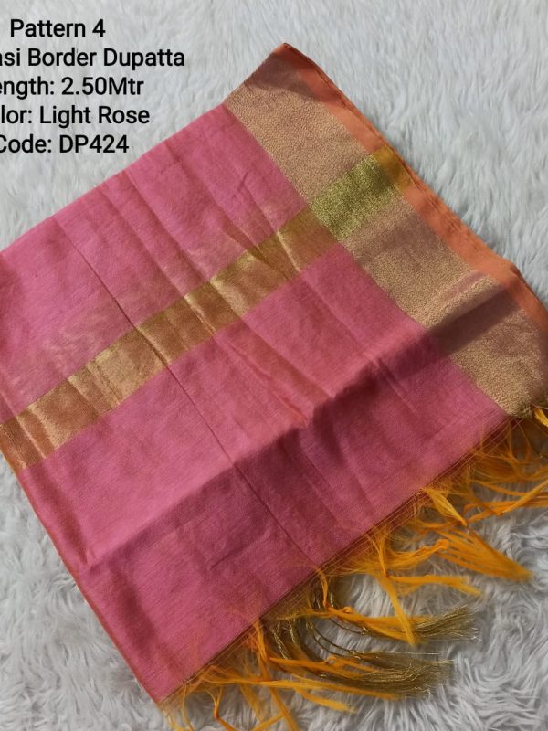 DP424 - Banarasi Border Dupatta