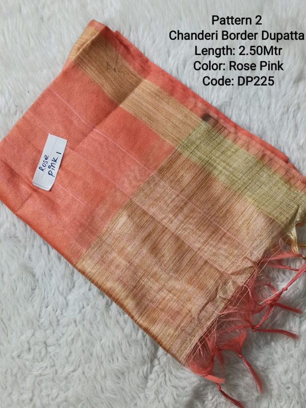 DP225 - Chanderi Border Dupatta