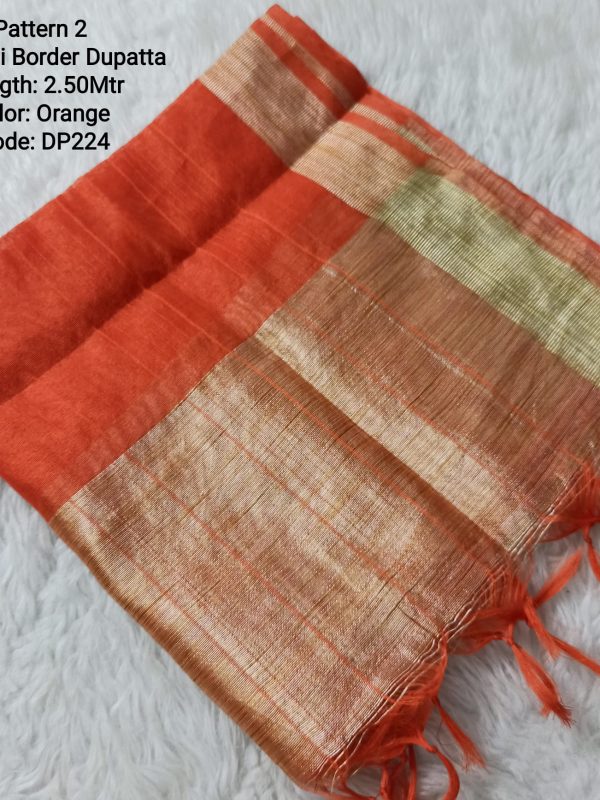 DP224 - Chanderi Border Dupatta