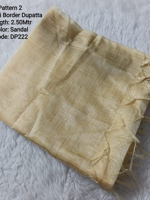 DP222 - Chanderi Border Dupatta