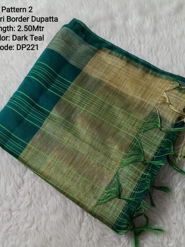 DP221 - Chanderi Border Dupatta