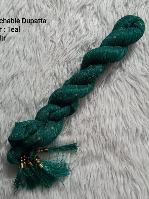 OZD039 - Stretchable Dupatta - Teal