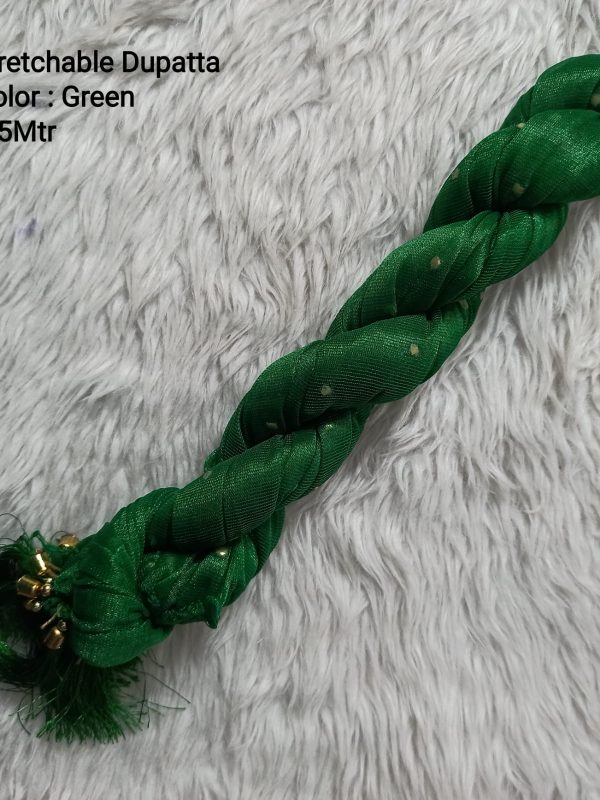 OZD036 - Stretchable Dupatta -Green