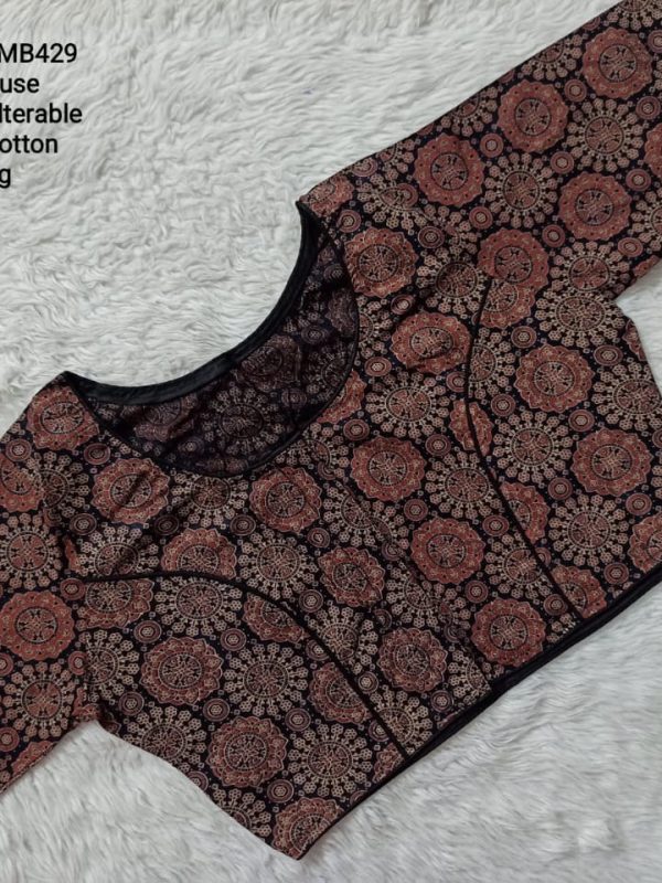 RMB429 - Ready to Wear Blouse - Free Size up to 42 inches | Princess cut Pattern