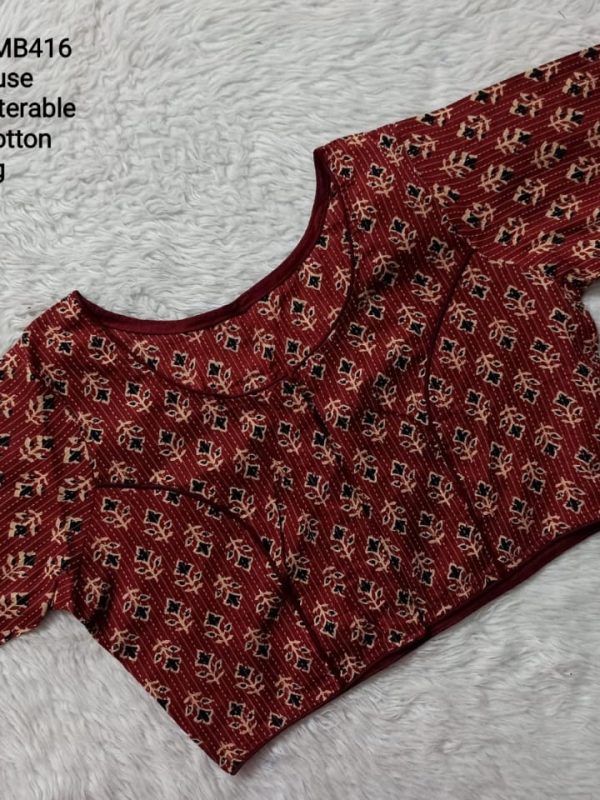 RMB416 - Ready to Wear Blouse - Free Size up to 42 inches | Princess cut Pattern