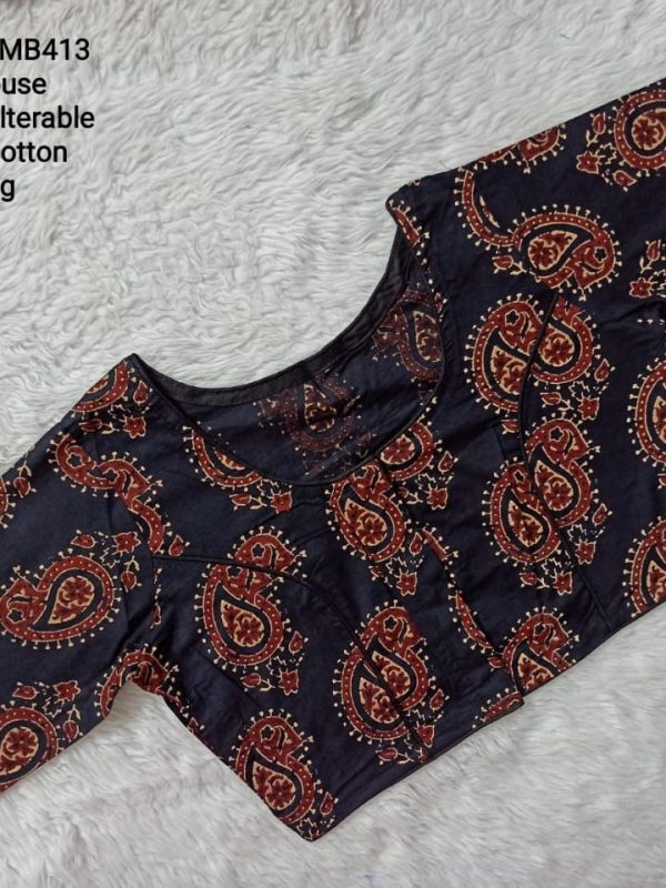 RMB413 - Ready to Wear Blouse - Free Size up to 42 inches | Princess cut Pattern