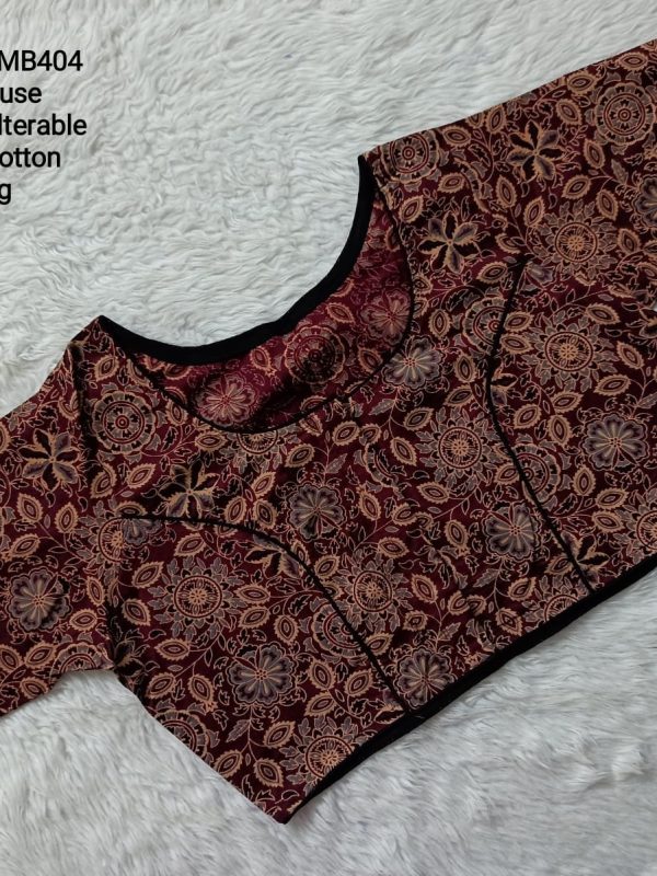 RMB404 - Ready to Wear Blouse - Free Size up to 42 inches | Princess cut Pattern