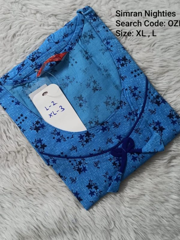 OZN073 - Cotton Nighties -XL , L Size