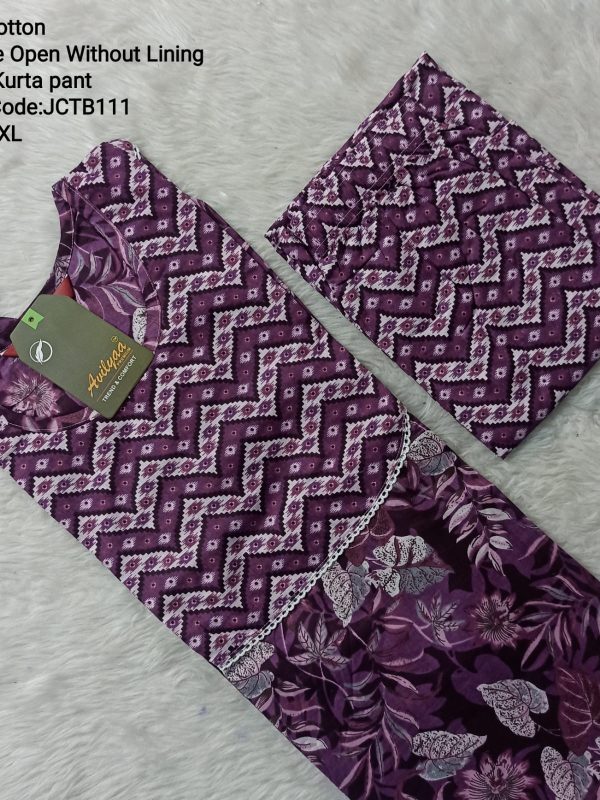 JCTB111 - Jaipur Cotton Top and Bottom - Without Lining