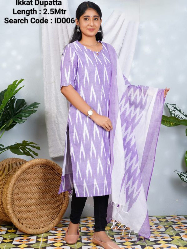 ID006 - Ikkat Dupatta - 2.5 Meter