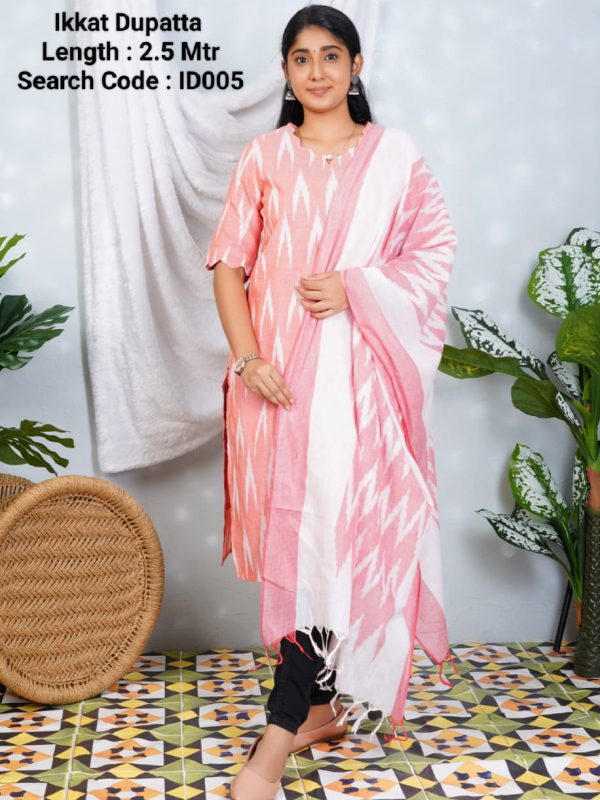 ID005 - Ikkat Dupatta - 2.5 Meter
