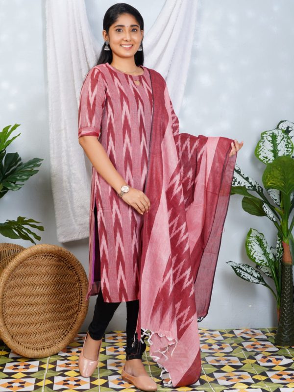 ID001 - Ikkat Dupatta - 2.5 Meter