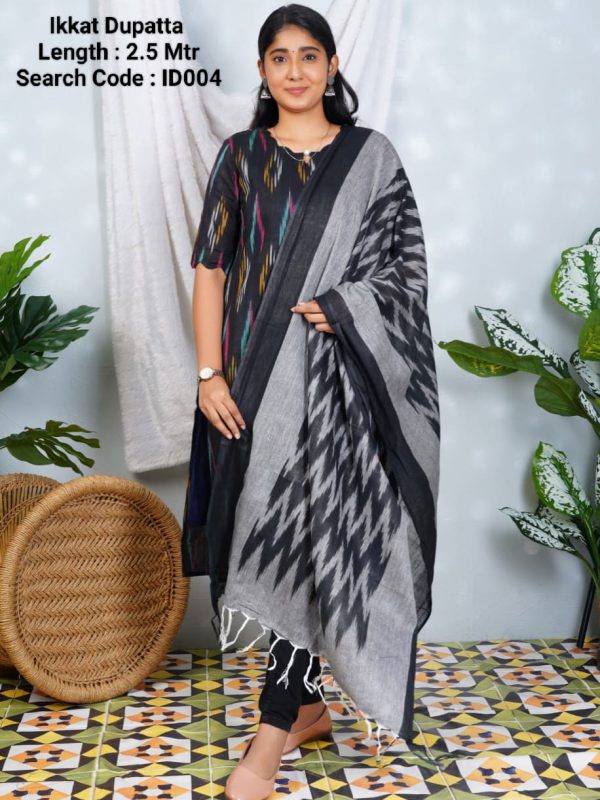 ID004 - Ikkat Dupatta - 2.5 Meter