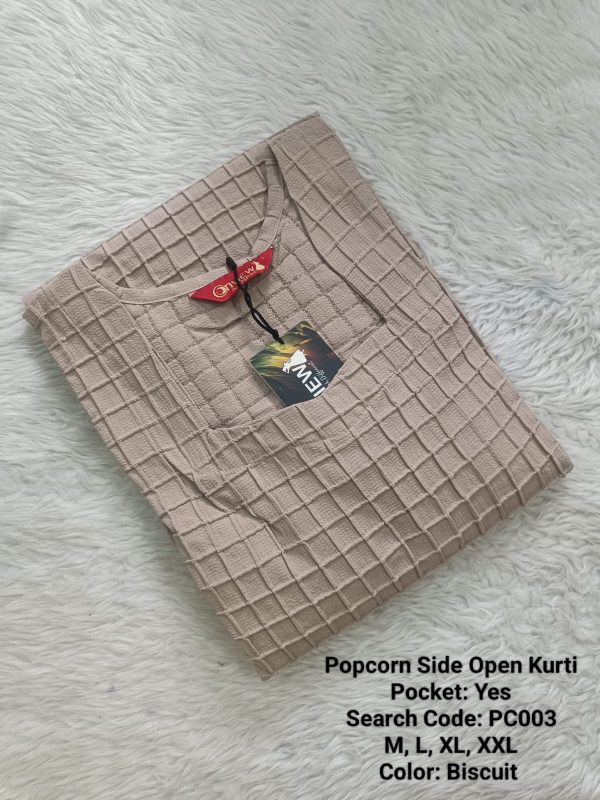 PC003 - Popcorn Fabric Kurtis