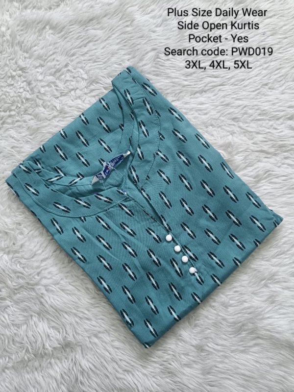 PWD019- Daily Wear Budget Friendly Kurtis - 3XL to 5XL