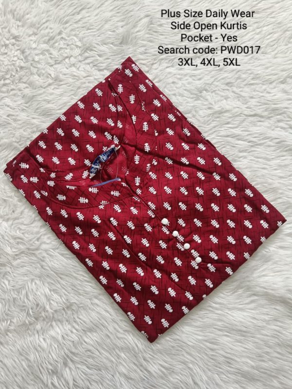 PWD017- Daily Wear Budget Friendly Kurtis - 3XL to 5XL