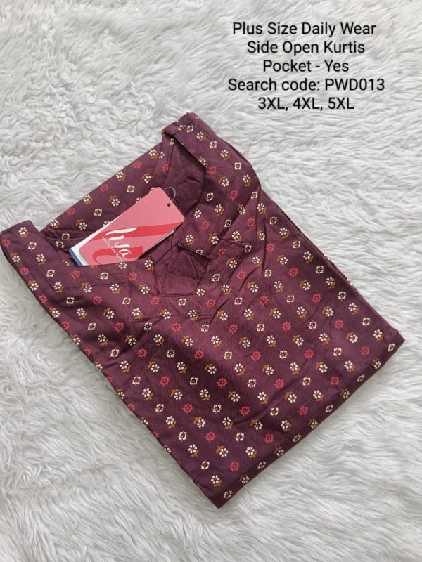 PWD013- Daily Wear Budget Friendly Kurtis - XXL to 5XL