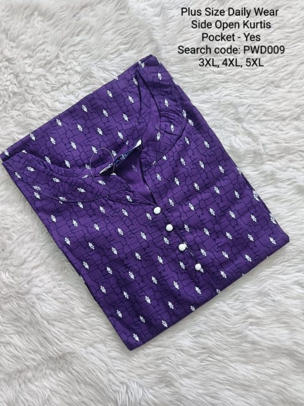 PWD009 - Daily Wear Budget Friendly Kurtis - 3XL to 5XL