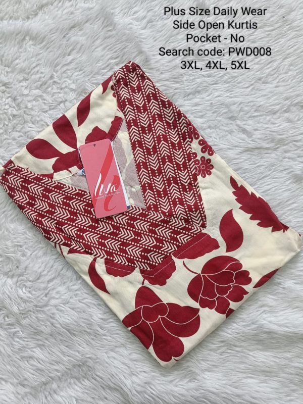 PWD008- Daily Wear Budget Friendly Kurtis - 3XL to 5XL