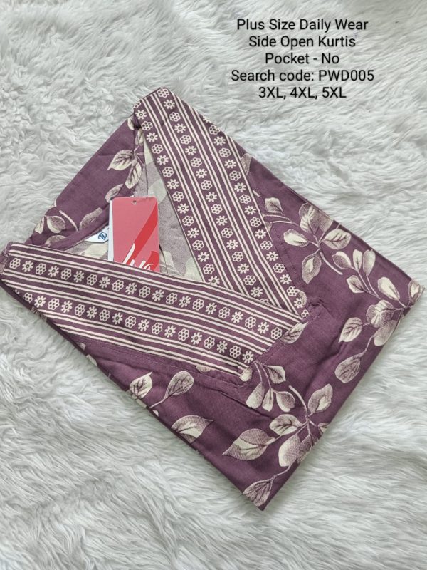 PWD005- Daily Wear Budget Friendly Kurtis - 3XL to 5XL