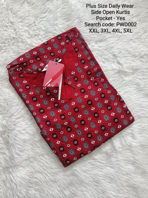 PWD002- Daily Wear Budget Friendly Kurtis - XXL to 5XL