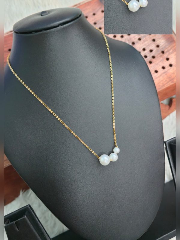KNJ009 - Classic Pendant Necklace – Minimal Gold Chain for Women
