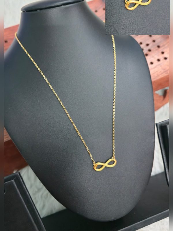 KNJ003 - Classic Pearl Pendant Necklace – Minimal Gold Chain for Women