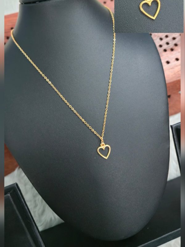 KNJ004 - Classic Pearl Pendant Necklace – Minimal Gold Chain for Women