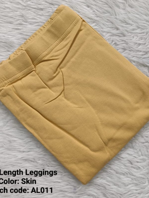 AL011- Ankle Length Leggings -Skin- XL , XXL Size